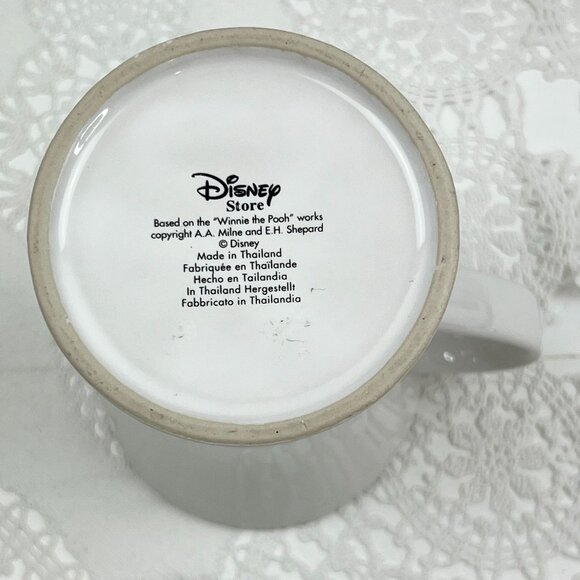 Disney Store Winnie The Pooh Ceramic Large Coffee Tea Mug 6" White - Picture 2 of 8